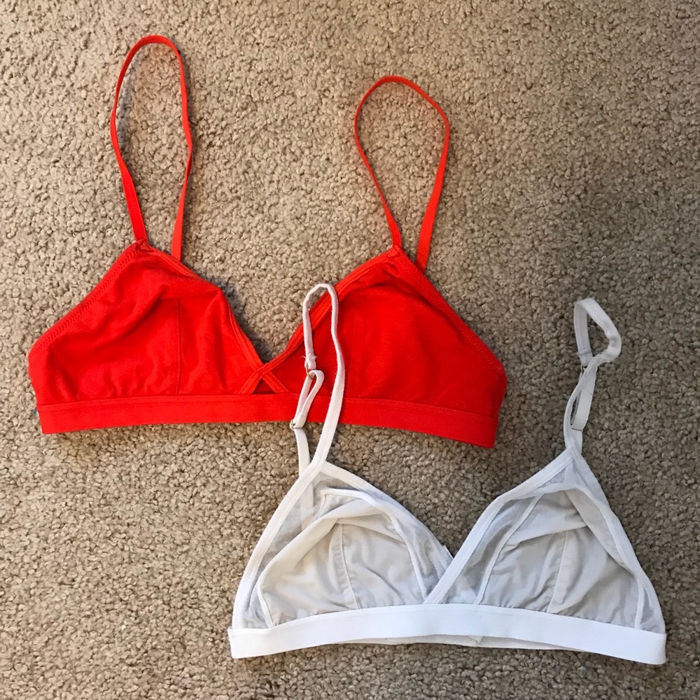 Madewell bralette bundle XS/S